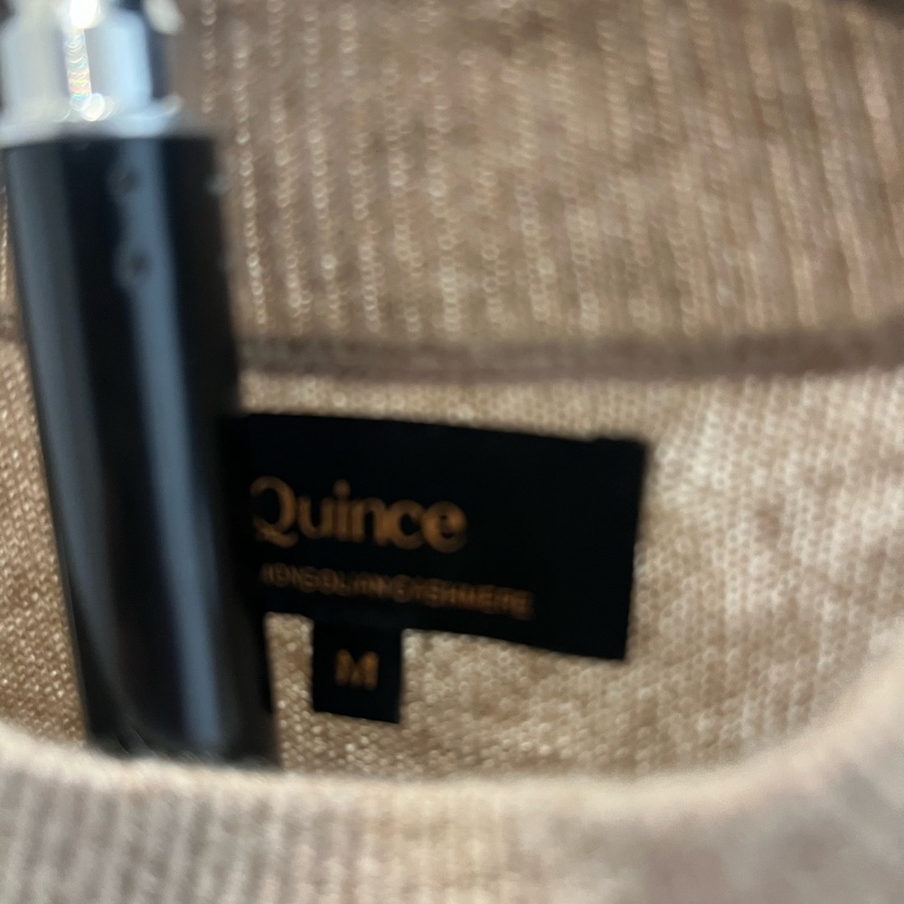 Quince Beige Knit Sweater Vest - Picture 2 of 4